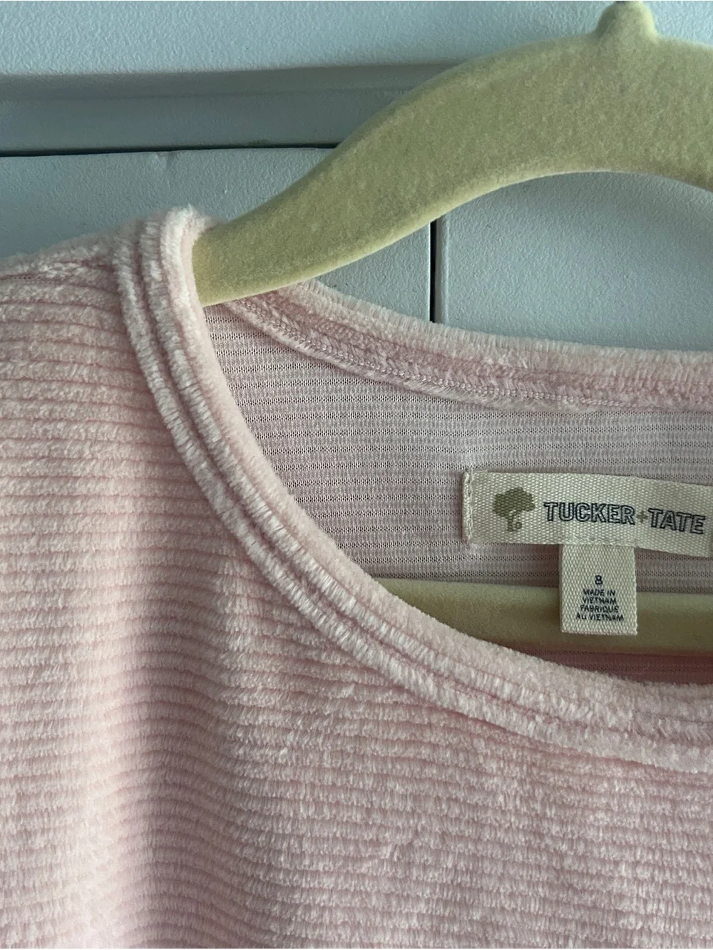 Tucker + Tate Velour Pocket Dress in pink English